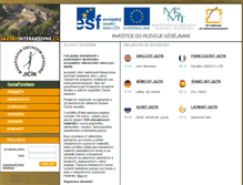 Tablet Screenshot of jazykyinteraktivne.cz